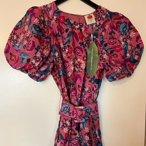 Farm Rio fall collection belted dress - NEW WITH TAGS